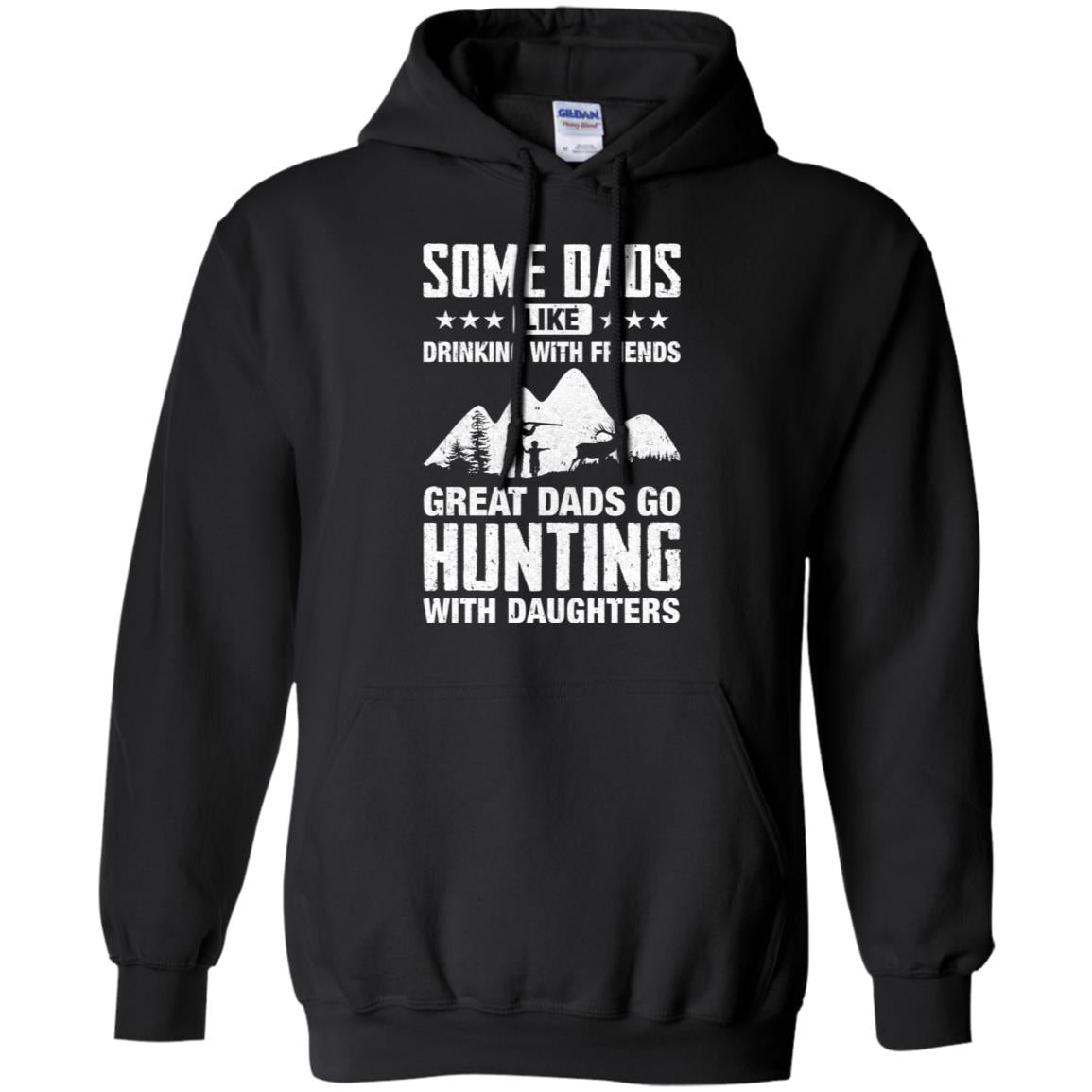 Great Dad Go Hunting With Daughters Father Day Gift T-Shirt & Hoodie | Teecentury.com