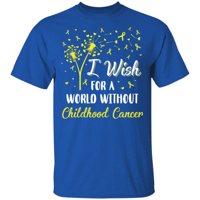 I Wish For A World Without Childhood Cancer Awareness T-Shirt & Hoodie | Teecentury.com