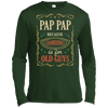 Pap Pap Because Grandfather Is For Old Guys Fathers Day Gift Tall Style T-Shirt & Hoodie | Teecentury.com