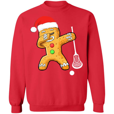 Dabbing Gingerbread Santa Lacrosse Christmas Pajama Gifts T-Shirt & Sweatshirt | Teecentury.com