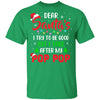 Dear Santa I Tried To Be Good But My Pop Pop Christmas Kids Youth Youth Shirt | Teecentury.com