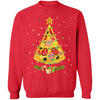 Pizza Christmas Pizza Slice Funny Christmas Tree T-Shirt & Sweatshirt | Teecentury.com