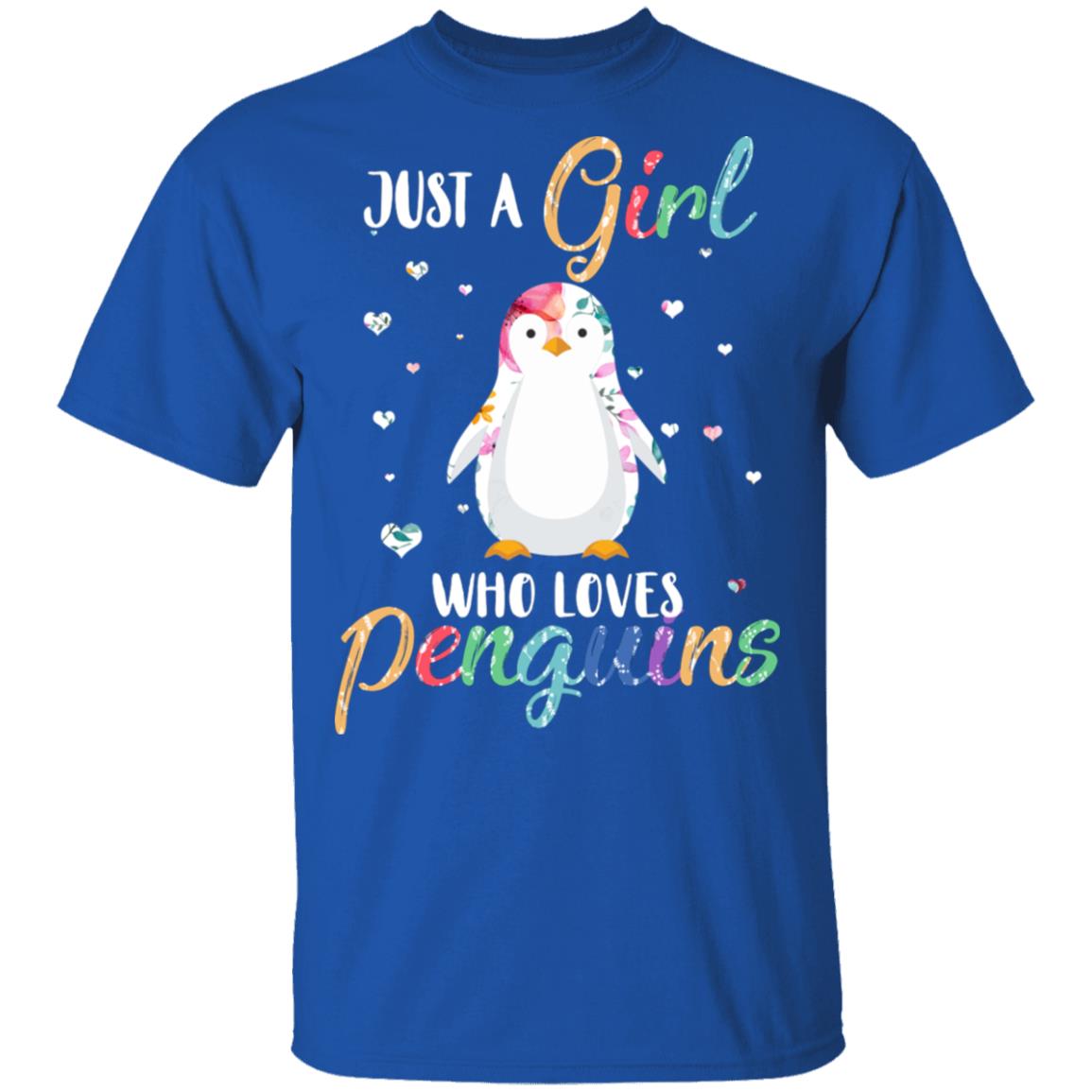 Just A Girl Who Loves Penguins Cute Penguin Lover T-Shirt & Hoodie | Teecentury.com
