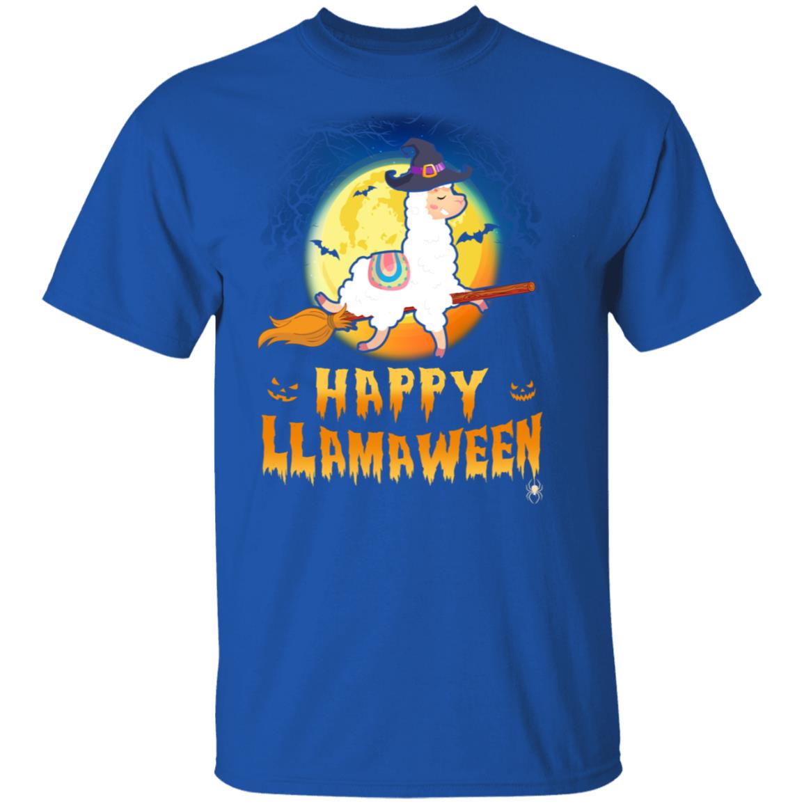 Happy Llamaween Halloween Llama Witch Costume T-Shirt & Tank Top | Teecentury.com