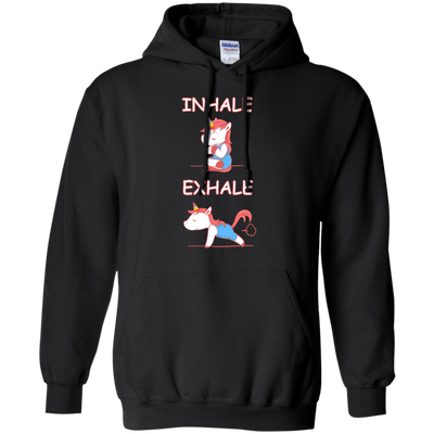 Yoga Unicorn Inhale Exhale T-Shirt & Hoodie | Teecentury.com