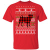 Pug Red Plaid Ugly Christmas Sweater Gifts T-Shirt & Sweatshirt | Teecentury.com