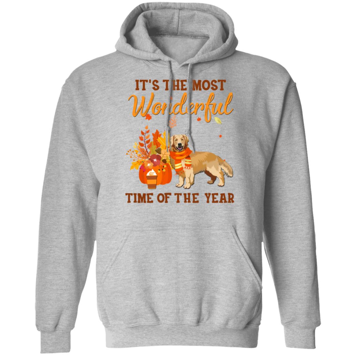 Golden Retriever Autumn It's The Most Wonderful Time Of The Year T-Shirt & Hoodie | Teecentury.com