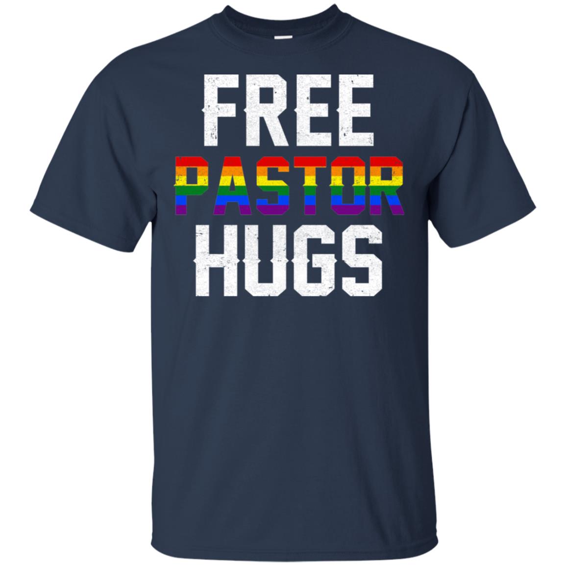 Free Pastor Hugs Support Gay LGBT Pride Rainbow Shirt & Hoodie -  Teecentury.com