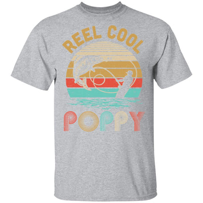 Vintage Reel Cool Poppy Fish Fishing Father's Day Gift T-Shirt & Hoodie | Teecentury.com