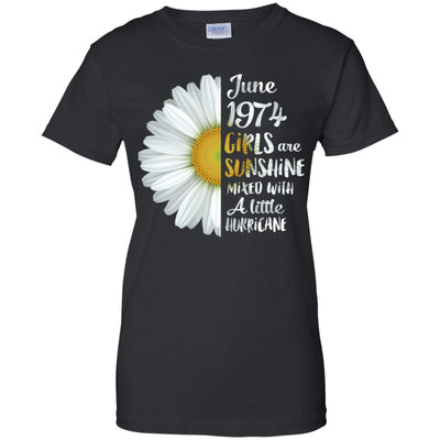 June Girls 1974 48th Birthday Gifts T-Shirt & Tank Top | Teecentury.com