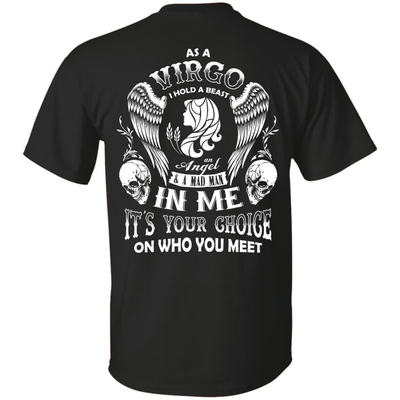 As A Virgo I Hold A Beast An Angel A Madman In Me T-Shirt & Hoodie | Teecentury.com