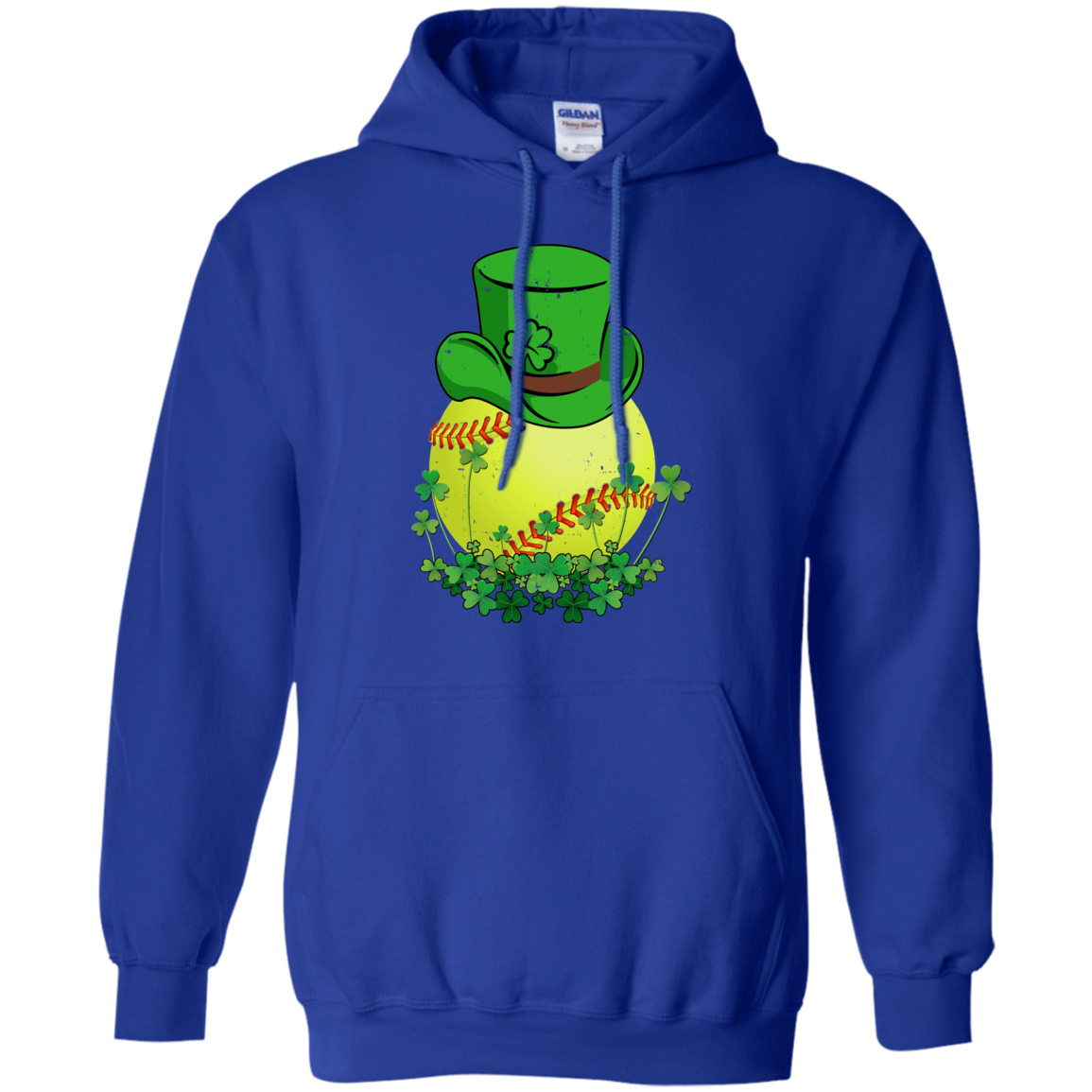 Shamrock Softball Leprechaun St Patricks Day T-Shirt & Hoodie | Teecentury.com