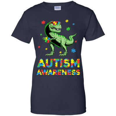 Dinosaur Puzzle Autism Awareness For Boys Girls T-Shirt & Hoodie | Teecentury.com