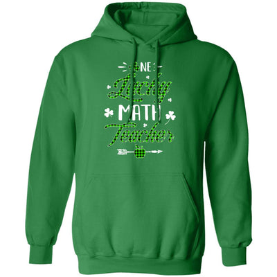 One Lucky Math Teacher St Patricks Day Irish Gift T-Shirt & Hoodie | Teecentury.com