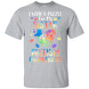 I Wear A Puzzle For My Sister Autism Awareness T-Shirt & Hoodie | Teecentury.com