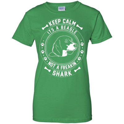 Keep Calm It's A Beagle Not A Freaking Shark T-Shirt & Hoodie | Teecentury.com