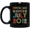 Awesome Since July 2012 Vintage 10th Birthday Gifts Mug Coffee Mug | Teecentury.com