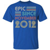 Epic Since November 2012 Vintage 10th Birthday Gifts Youth Youth Shirt | Teecentury.com