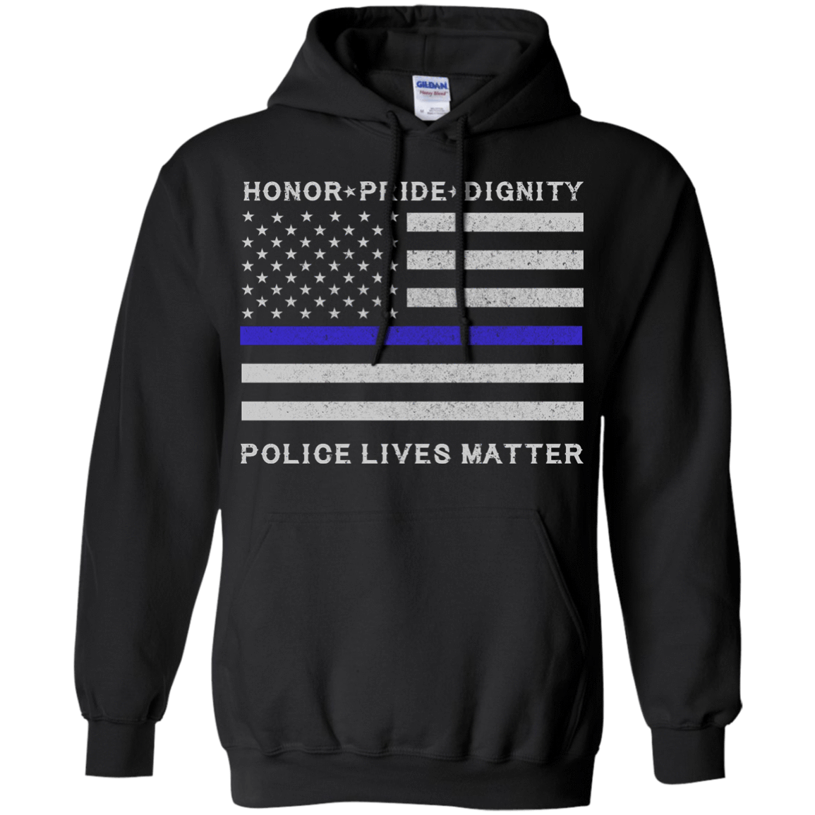 Police Lives Matter Honor Pride Dignity T-Shirt & Hoodie | Teecentury.com