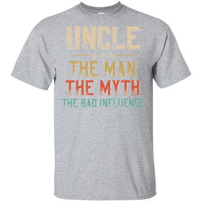 Vintage Uncle The Man The Myth The Bad Influence T-Shirt & Hoodie | Teecentury.com