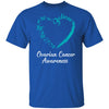Butterfly Believe Ovarian Cancer Awareness Ribbon Gifts T-Shirt & Hoodie | Teecentury.com