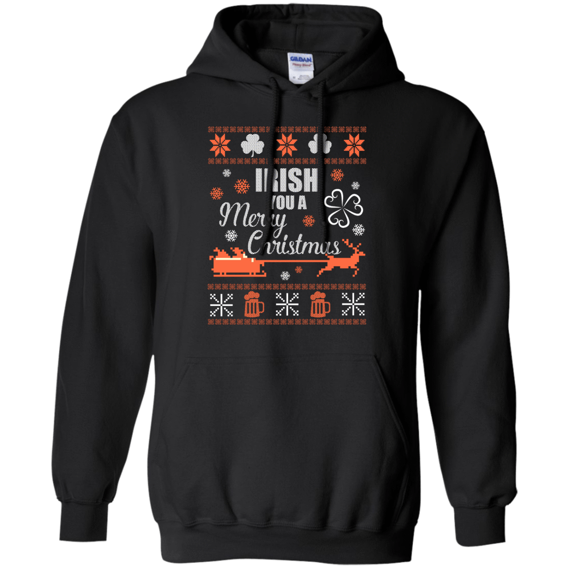 Irish You A Merry Chrristmas T-Shirt & Hoodie | Teecentury.com
