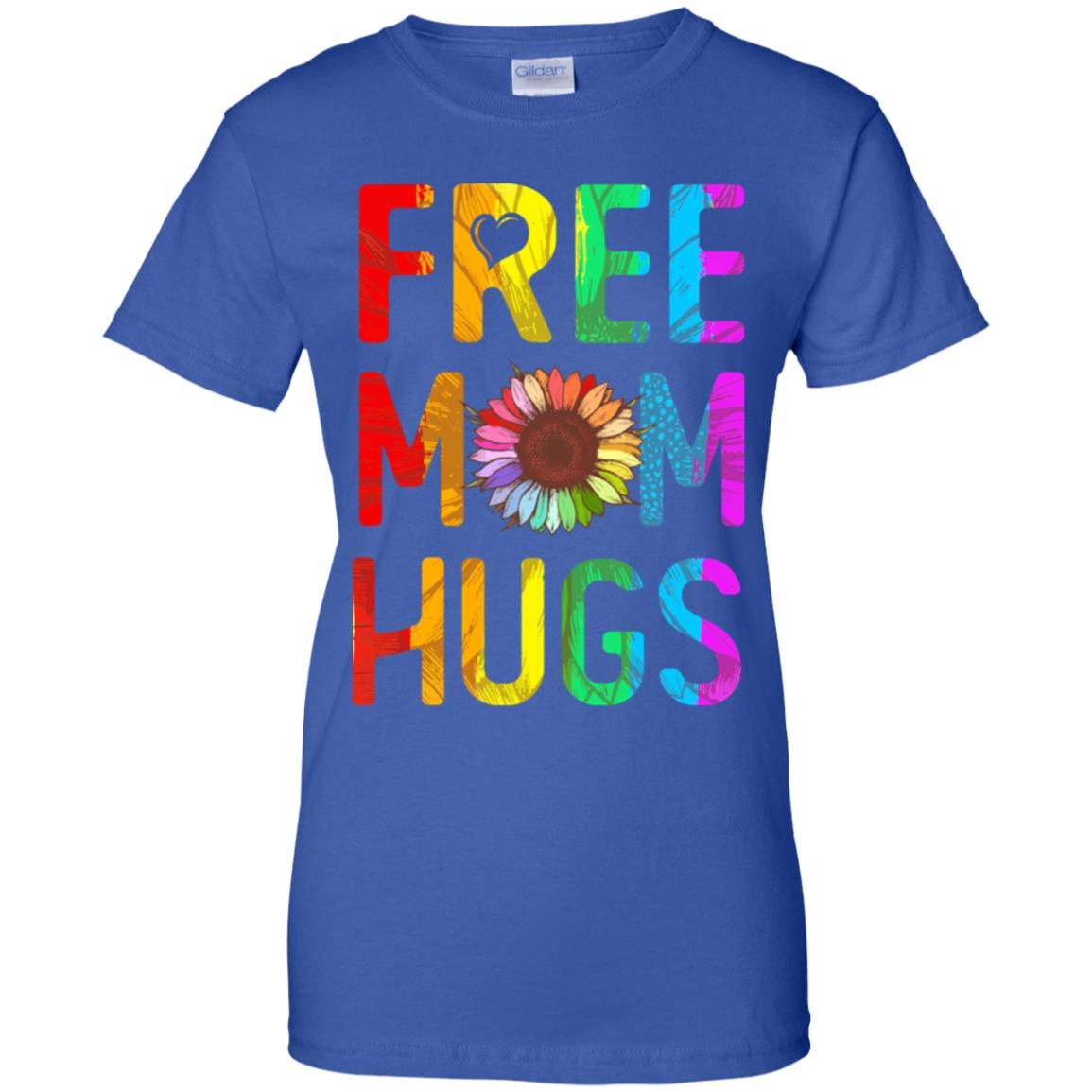 Flower Free Mom Hugs Pride LGBT T-Shirt & Tank Top | Teecentury.com