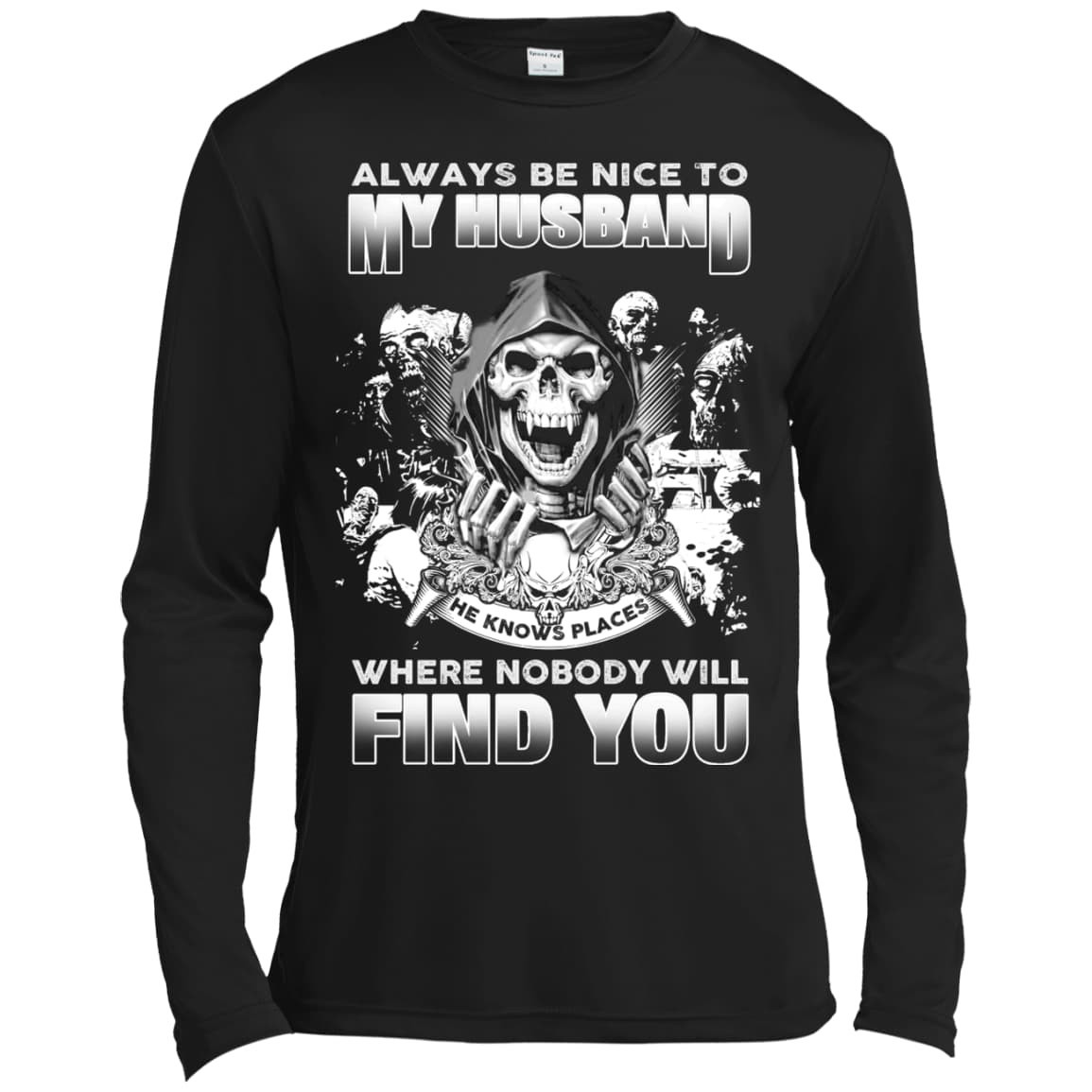 Always Be Nice To My Husband T-Shirt & Hoodie | Teecentury.com