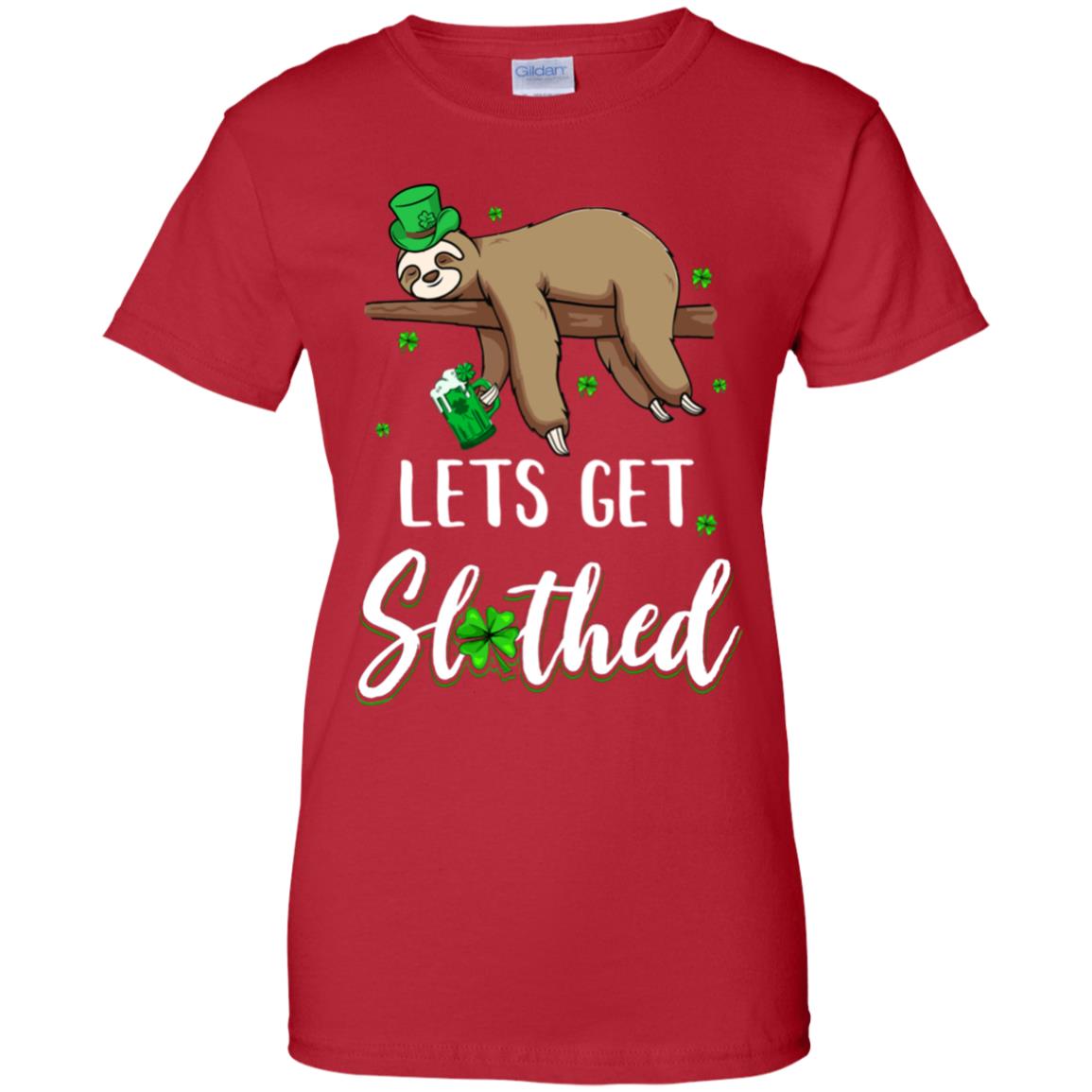 Funny Let's Get Slothed Irish Sloth St Patricks Day T-Shirt & Hoodie | Teecentury.com