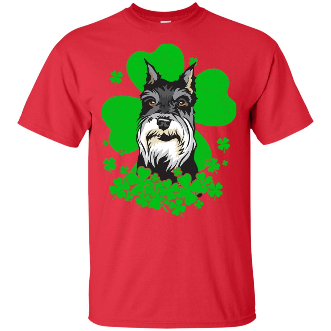 Schnauzer St. Patrick's Day Clovers T-Shirt & Hoodie | Teecentury.com