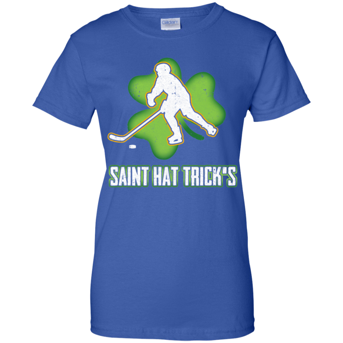 Saint Hat Trick's Hockey Shamrock St Patricks Day T-Shirt & Hoodie | Teecentury.com