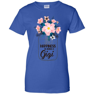 Happiness Is Being Gigi Life Flower Gigi Gifts T-Shirt & Hoodie | Teecentury.com