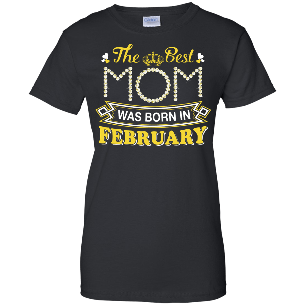 The Best Mom Was Born In February T-Shirt & Hoodie | Teecentury.com