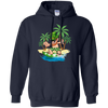 St Patricks Day Hawaiian Leprechaun Surfing T-Shirt & Hoodie | Teecentury.com