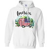 America Camping Camper American Flag Independence Day Gift T-Shirt & Hoodie | Teecentury.com