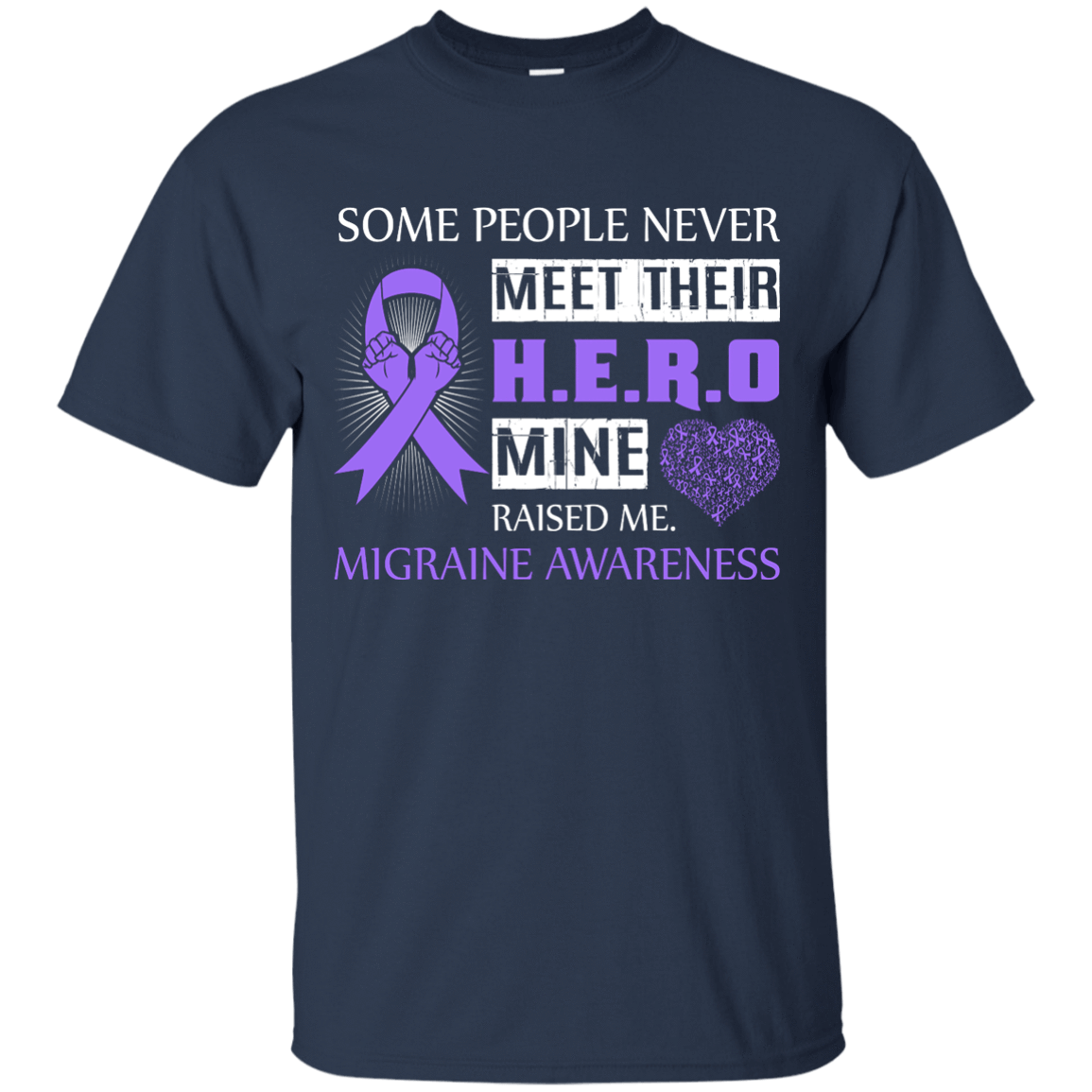 Migraine Awareness Some People Never Meet Hero T-Shirt & Hoodie | Teecentury.com