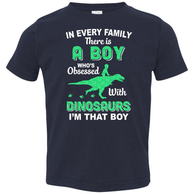 A Boy Who's Obsessed With Dinosaurs I Am That Boy Kids Youth Youth Shirt | Teecentury.com