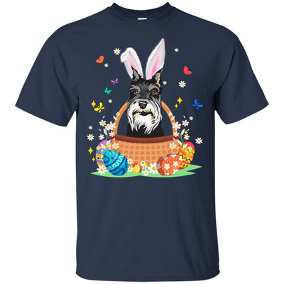 Schnauzer Bunny Hat Rabbit Easter Eggs T-Shirt & Hoodie | Teecentury.com