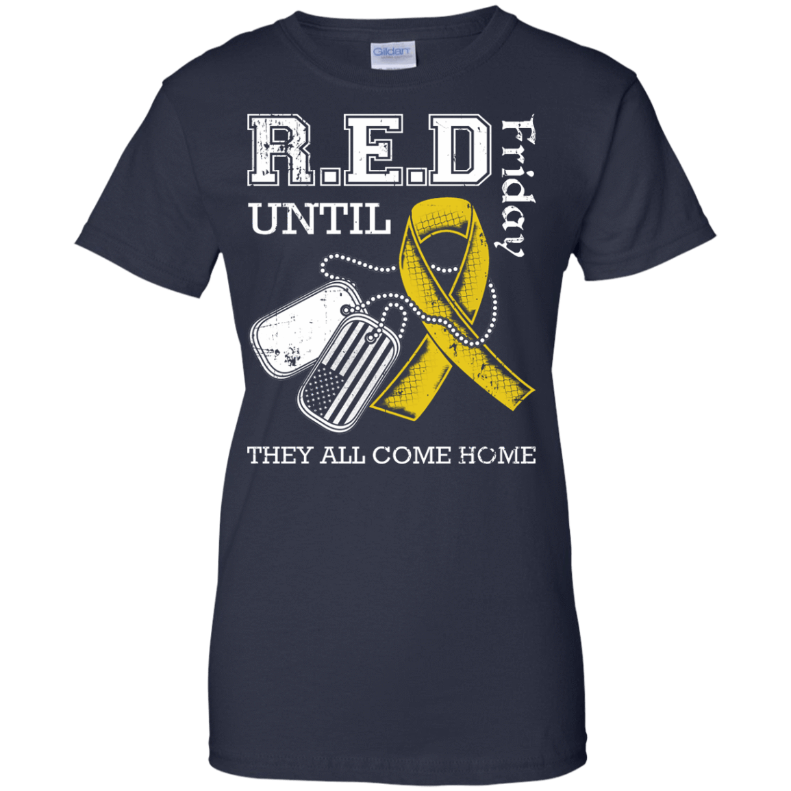 Red Friday Until They All Come Home T-Shirt & Hoodie | Teecentury.com