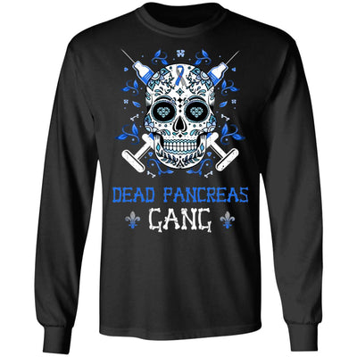 Dead Pancreas Gang Skull Diabetes Awareness Gifts T-Shirt & Hoodie | Teecentury.com