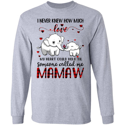 Someone Called Me Mamaw Elephant Red Plaid Mother's Day T-Shirt & Hoodie | Teecentury.com