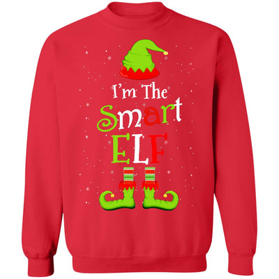 I'm The Smart Elf Family Matching Funny Christmas Group Gift T-Shirt & Sweatshirt | Teecentury.com
