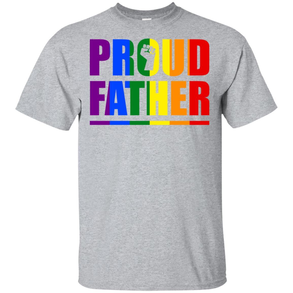 Proud Father Gay Pride Month LGBT T-Shirt & Hoodie | Teecentury.com
