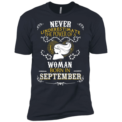 A Woman Born In SEPTEMBER T-Shirt & Hoodie | Teecentury.com