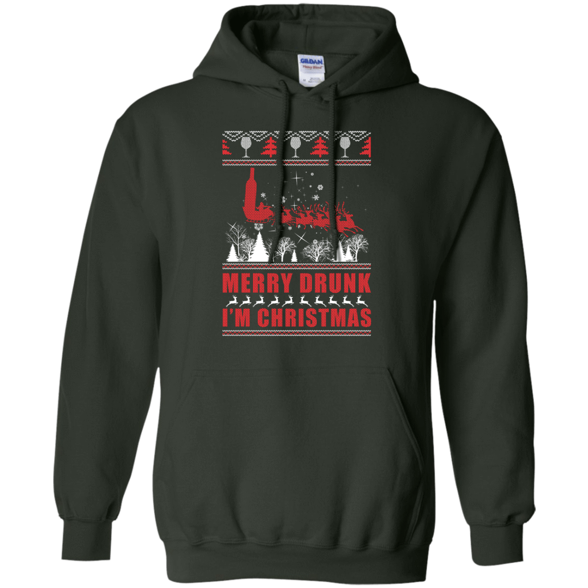 Merry Drunk I'm Christmas T-Shirt & Hoodie | Teecentury.com