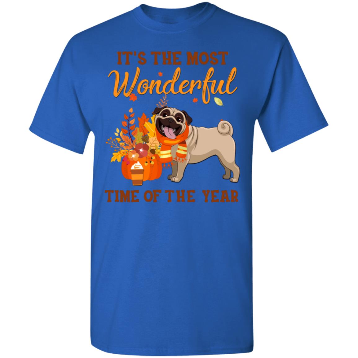Pug Autumn It's The Most Wonderful Time Of The Year T-Shirt & Hoodie | Teecentury.com