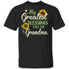 My Greatest Blessings Call Me Grandma Sunflower Gifts T-Shirt & Hoodie | Teecentury.com