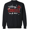 Merry Christmas Buffalo Plaid Cross Xmas Gift T-Shirt & Sweatshirt | Teecentury.com