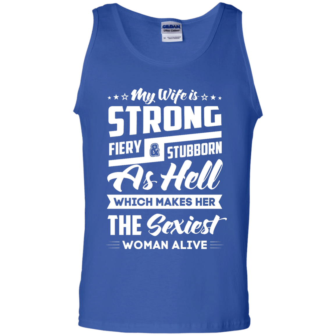 My Wife Is Strong Fiery And Stubborn As Hell T-Shirt & Hoodie | Teecentury.com
