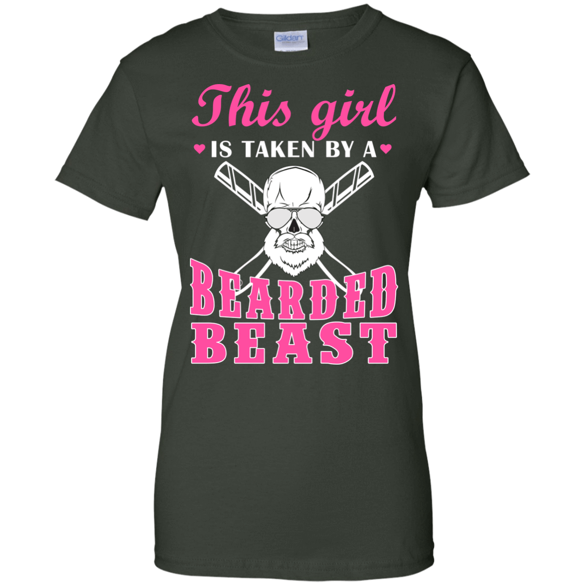 This Girl Is Taken By A Bearded Beast T-Shirt & Hoodie | Teecentury.com